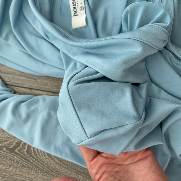 House of CB Deana Jersey Asymmetric Mini Shirt Dress - Picture 10 of 12